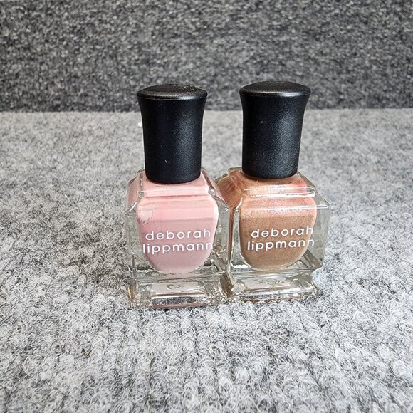 4 Deborah Lippmann Nail Polish 0.27 fl.oz. Mini Pink Glitter Modern Love - Picture 8 of 9